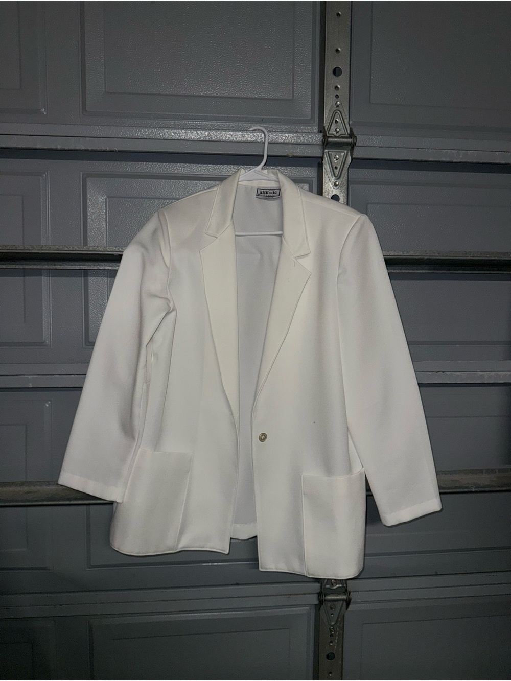 Women's White Tailored Blazer - Clean Structured Look